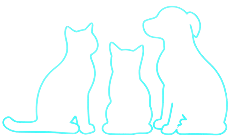 Pet Silhouettes - Cat, Dog, and Puppy